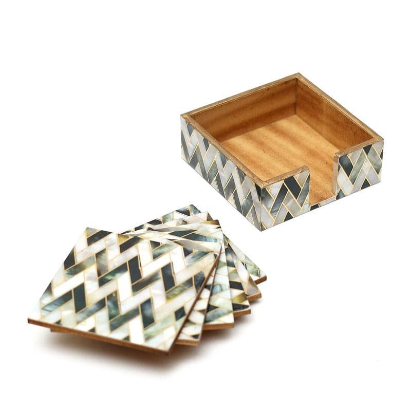 Imara Zig Zag Coaster - Set Of Six media 3