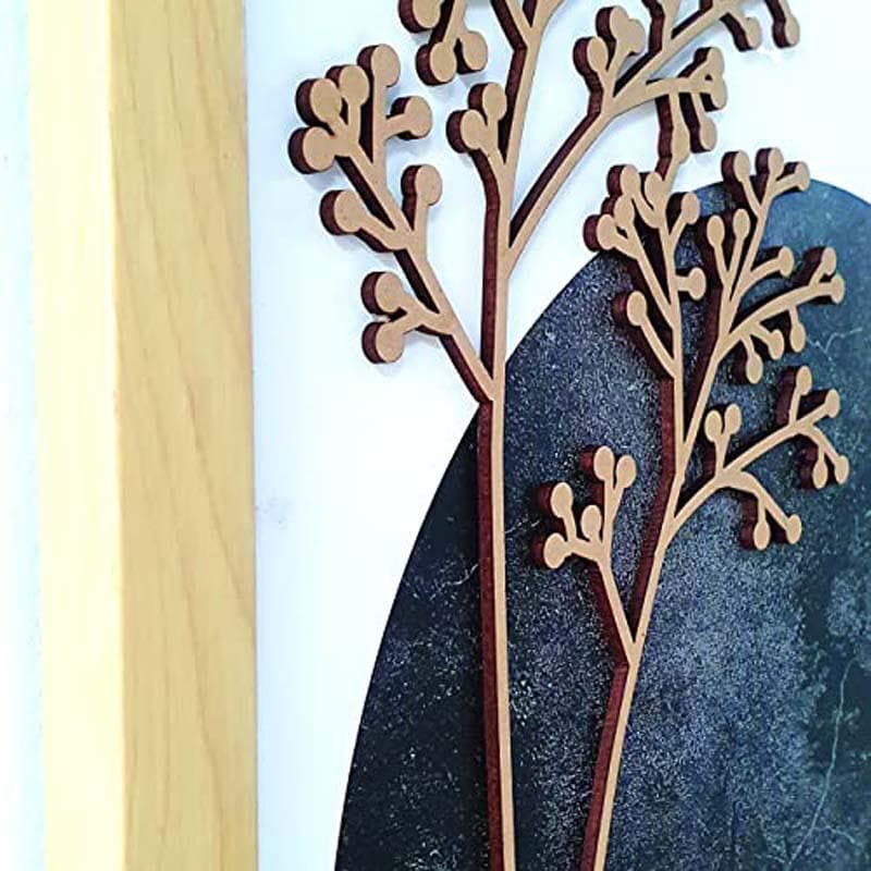 Gold Etched Leaves Wall Art - Set Of Two media 5