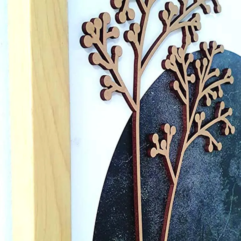 Gold Etched Leaves Wall Art - Set Of Two media 5