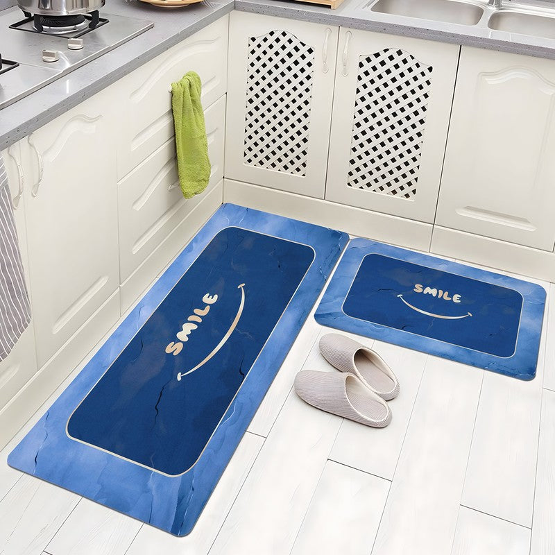 Orvelle Rubber Kitchen Floor Mats - Set of Two