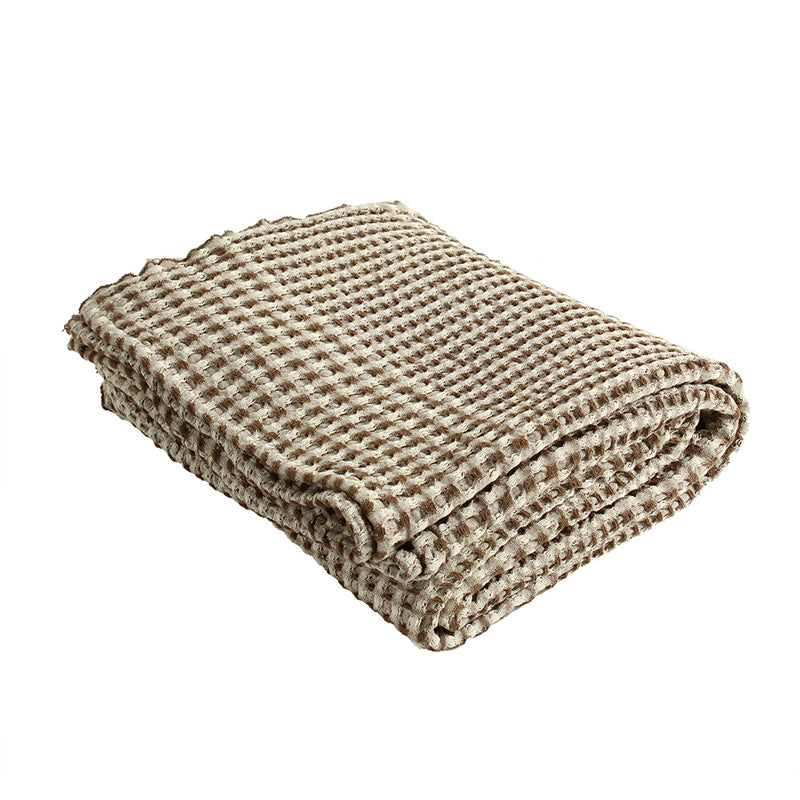 Nudo Cotton Throw - Dark Brown image 3