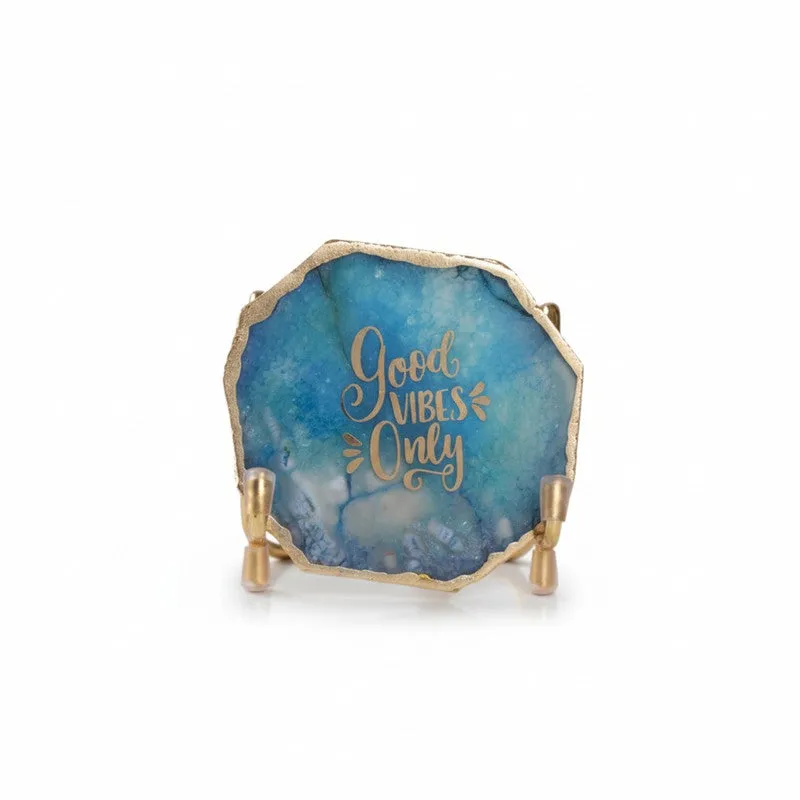 Good Vibes Agate Showpiece - Blue media 4