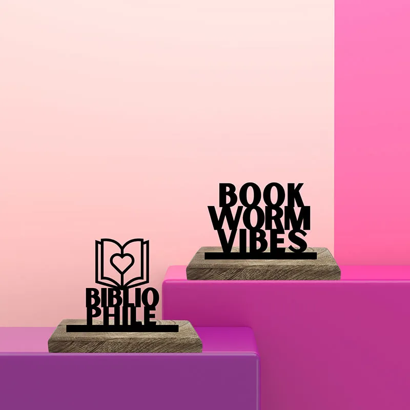 Bibliophile Showpiece - Set Of Two media 1