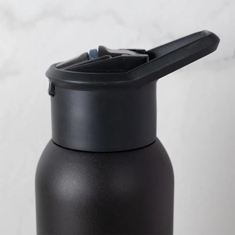 Drinko Fantasia Hot & Cold Thermos Water Bottle (Black) - 630 mL media 4