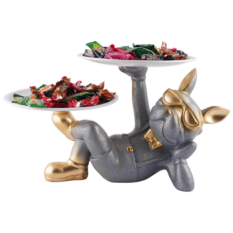 Chester Chic Painted Polyresin Show Piece - Grey media 3