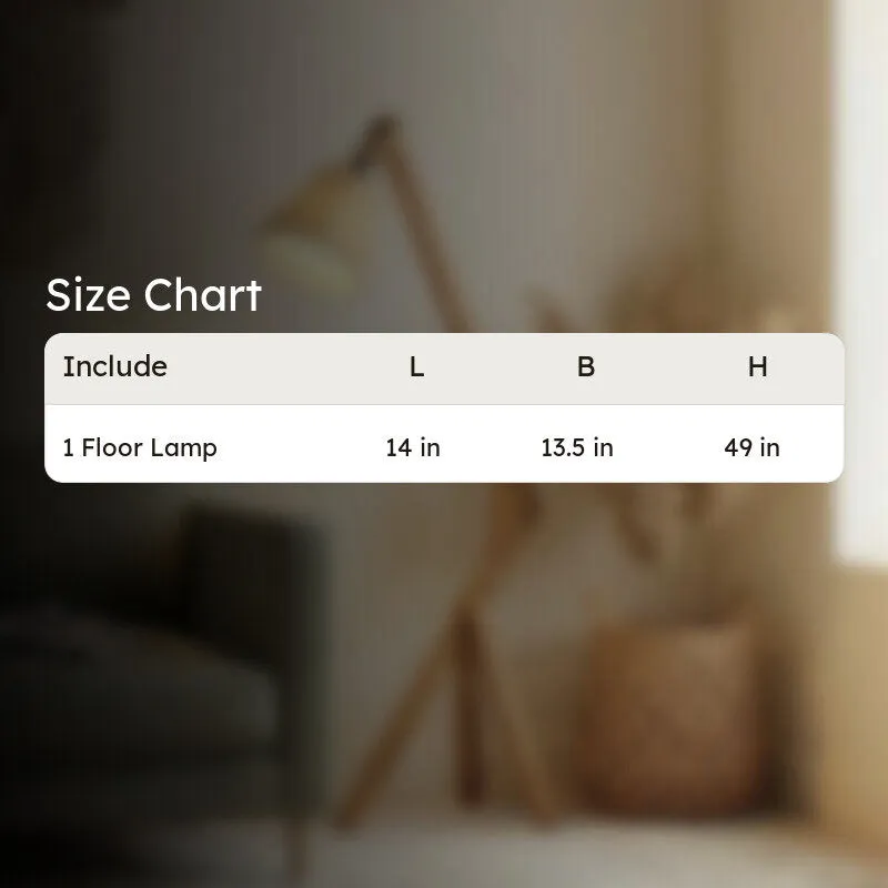 Faye Arched Wooden Floor Lamp media 8
