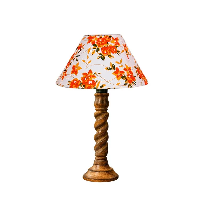 Elvane Kairo Wooden Table Lamp - Multicolor media 5