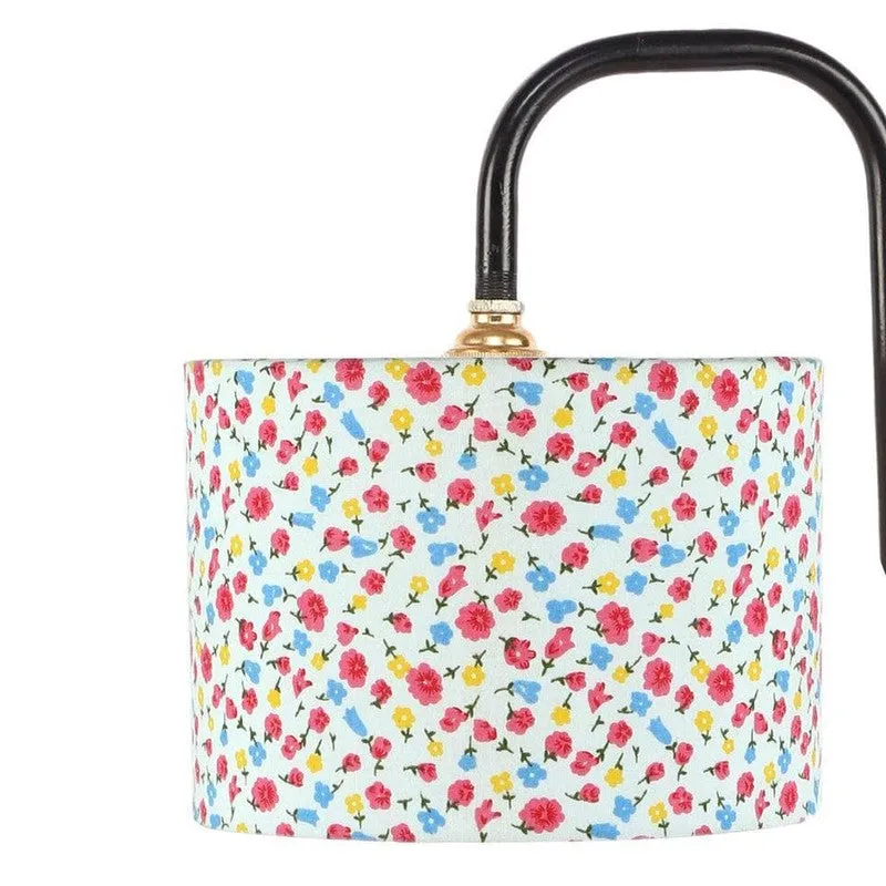 Dainty Floral Arch Fabric Table Lamp - Multicolor media 6