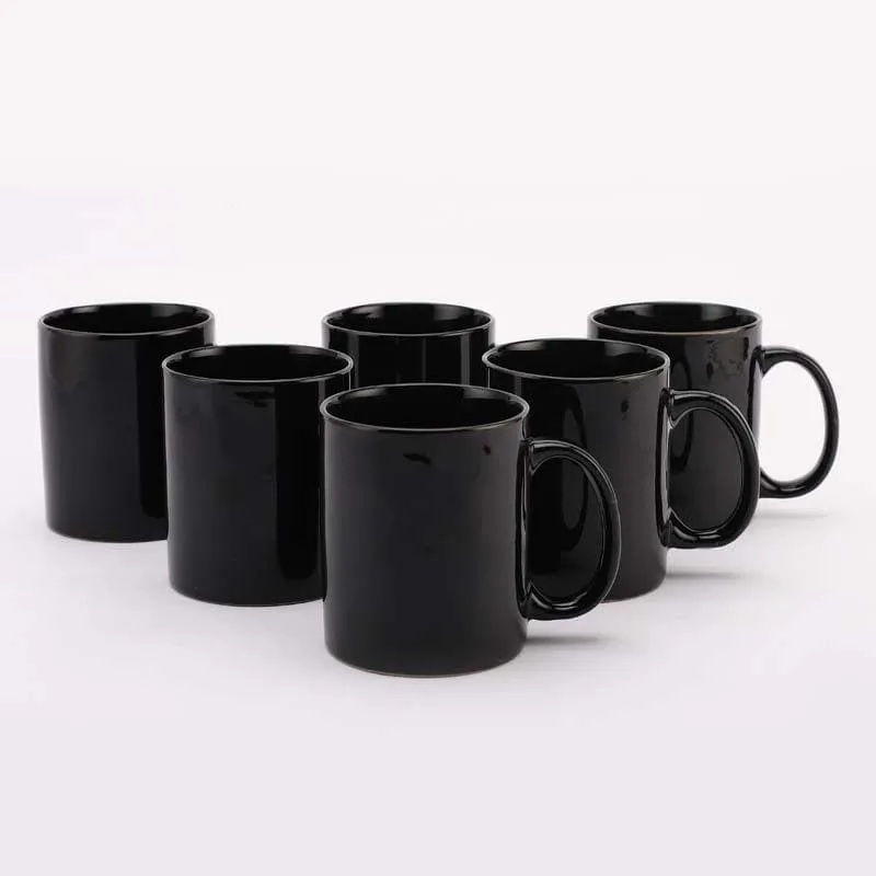 Joe Ceramic Coffee Mug (270 mL Each) - Set of Six media 5