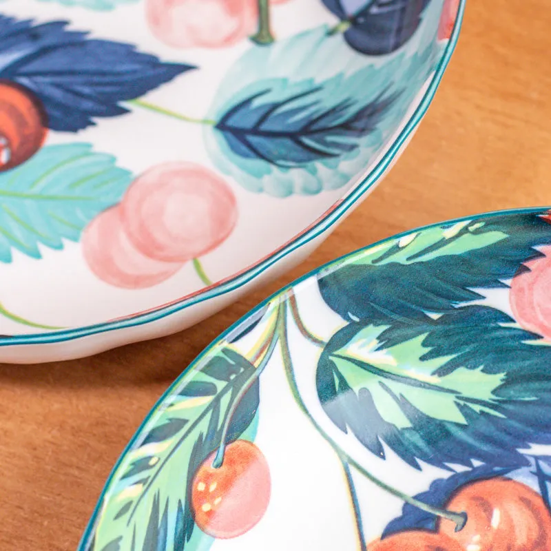 Floral Harmony Serving Bowl(750 mL) - Set Of Two media 5