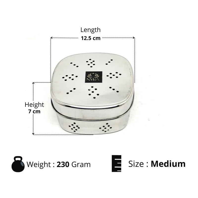 Crest Silver Stainless Steel Kitchen Container media 8
