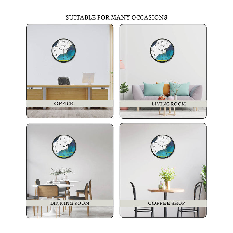 Albert Sweep Silent Wall Clock media 9
