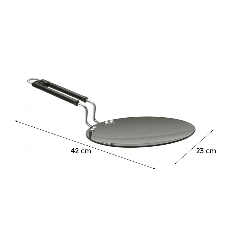 Zoraware Hard Adonized Roti Tawa - 23 CM media 6