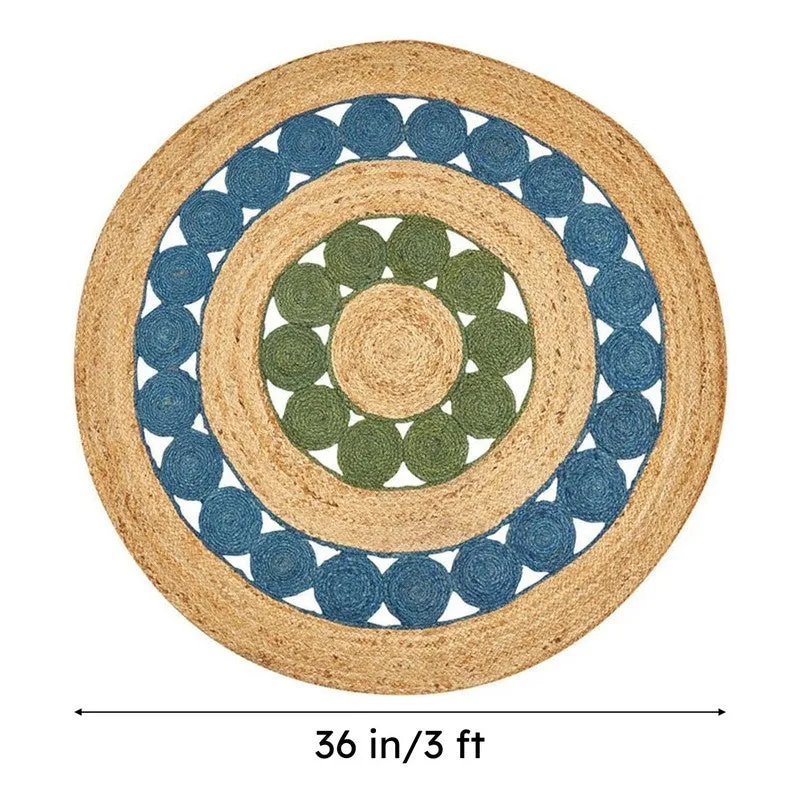 Knot Loop Braided Jute Area Rug media 8