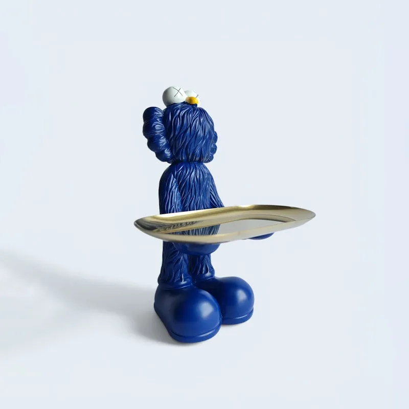 Blue Monster Metal Accent Tray - 6
