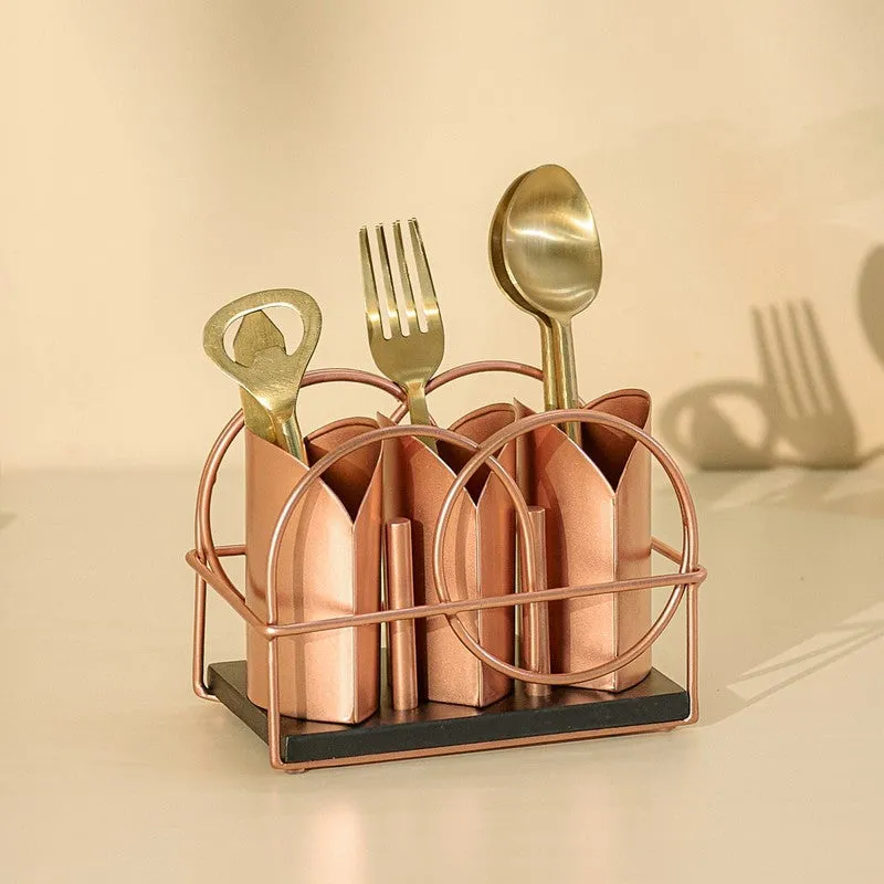 Ferro Metal Cutlery Holder media 1