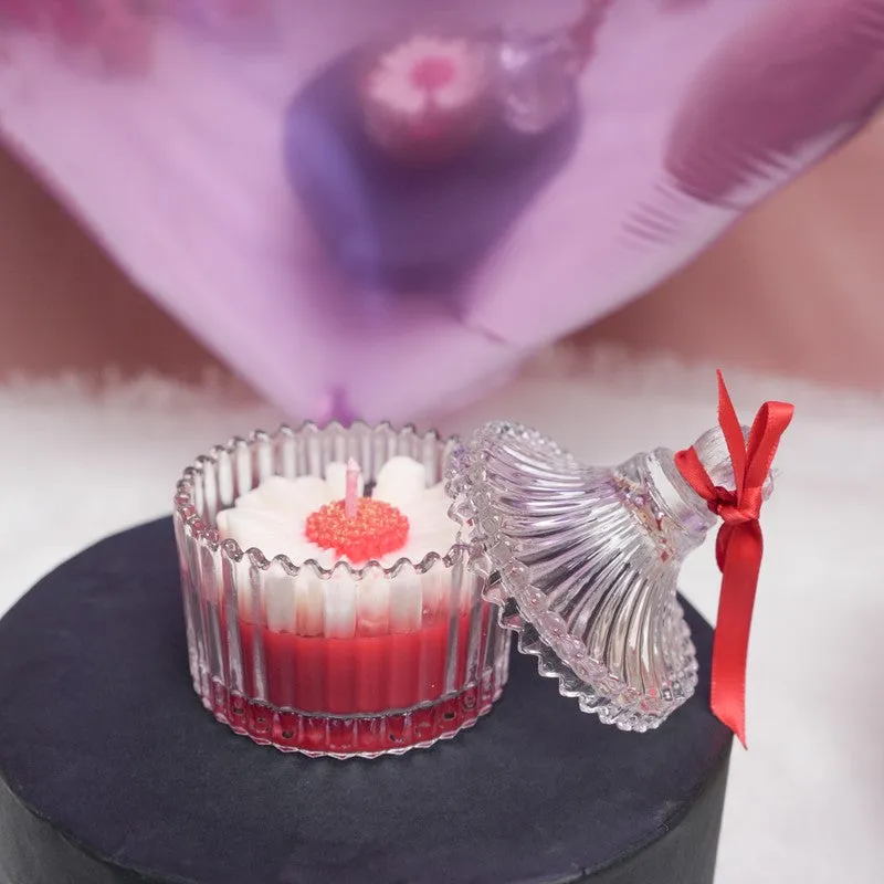 HeartGlow Scented Candle - Red media 5