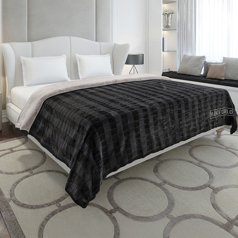 Monte Carlo Midnight Luxe Blanket - 720 GSM