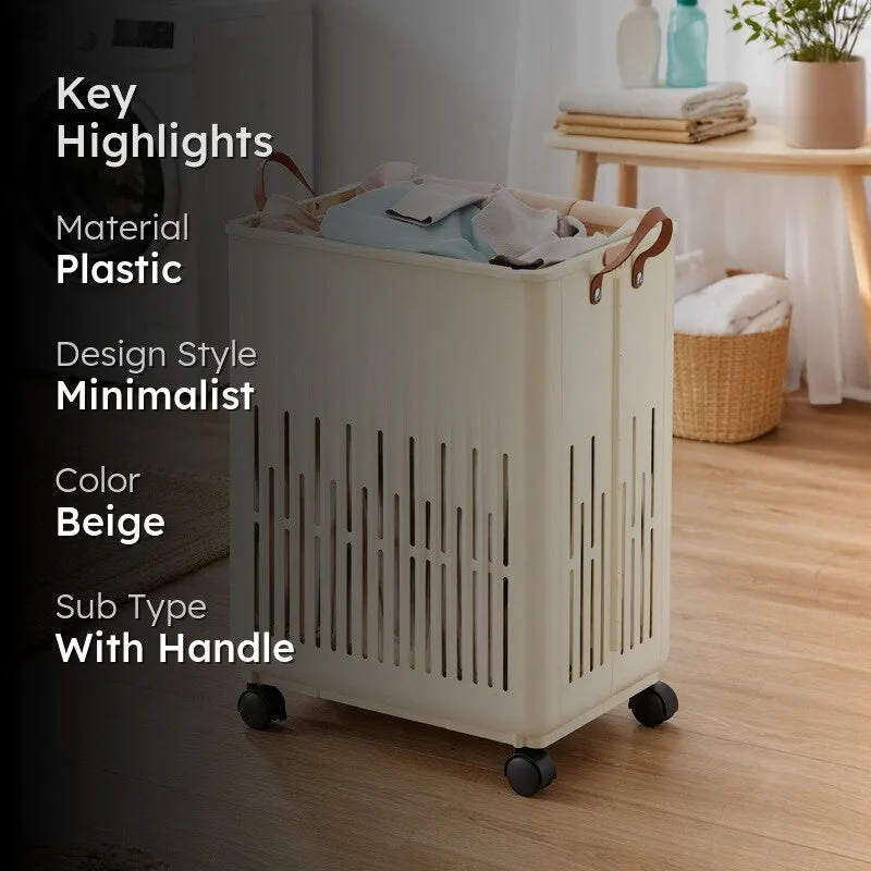 Rioware BreezaWash Laundry Basket - Beige media 2