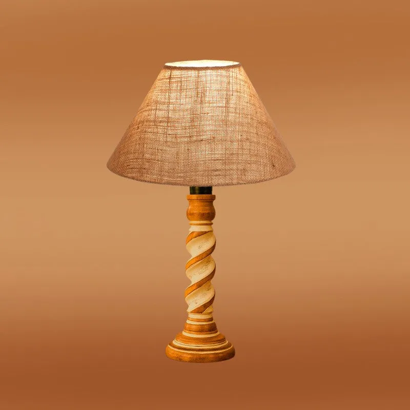 Modera Orlo Wooden Table Lamp - Beige media 6