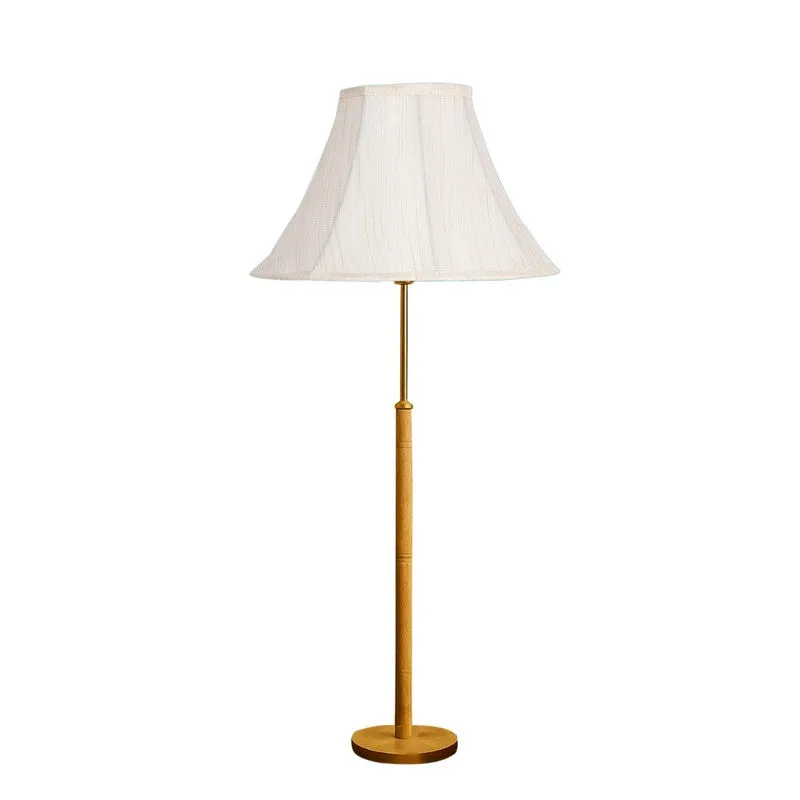 Calm Curve Wooden Floor Lamp - White media 5