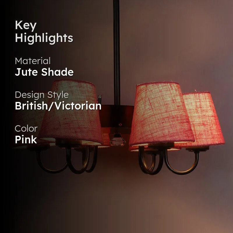 Viya  Conical Ceiling Lamp - Pink media 2