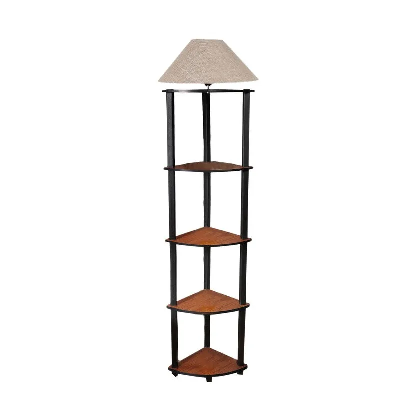 TriSilk Shelf Floral Lamp (Beige) media 6