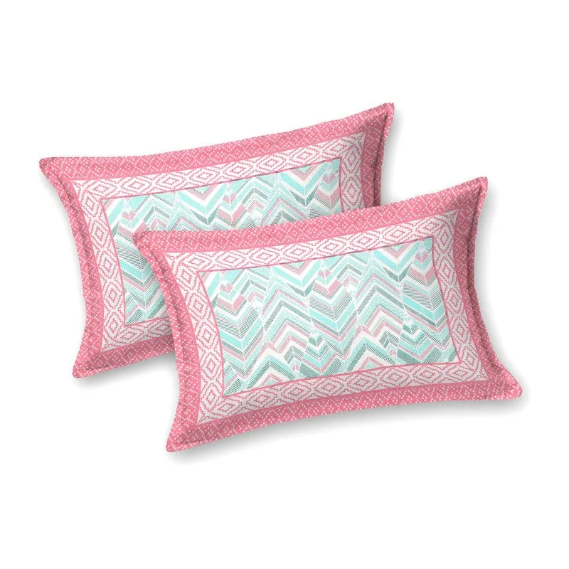 Softum Cotton Bedsheet (Pink) - 240 TC media 5