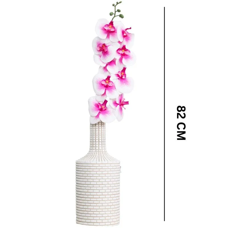 Graceful Artificial Orchids Flower Stick - Light Pink media 5