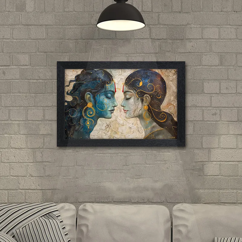 Divine Duo Wall Painting media 4