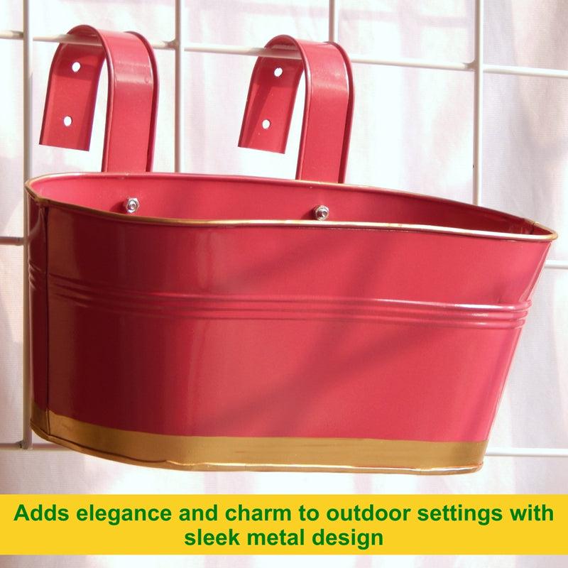 Norva Hanging Planter (Pink) - Set Of Six media 6