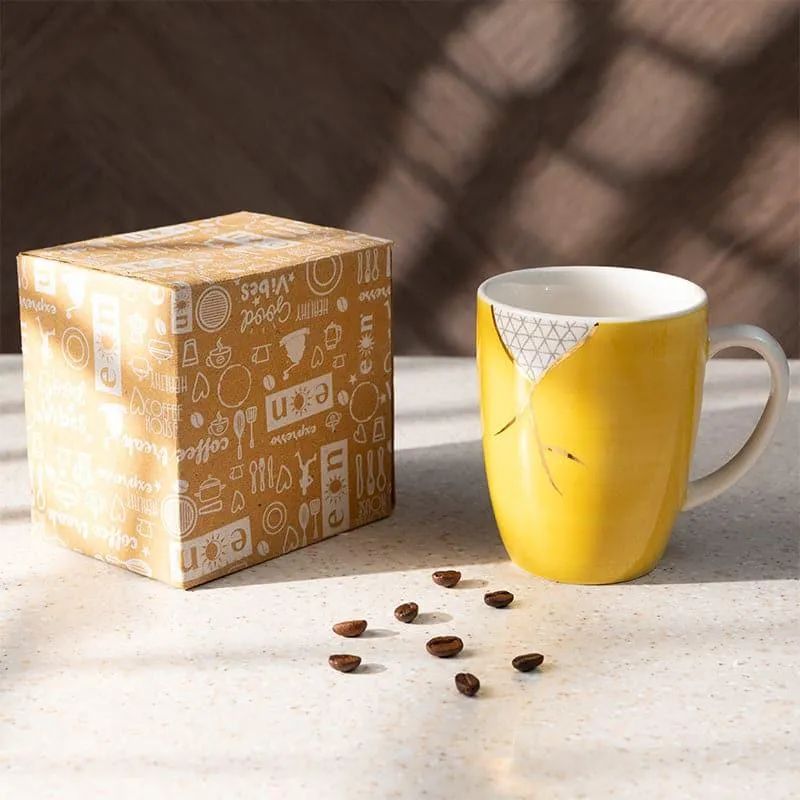 Wabi Porcelain Coffee Mug (295 mL) - Yellow media 6