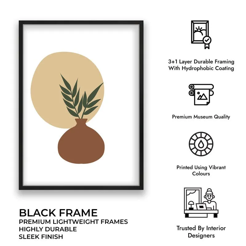 Sage Pot Canvas Wall Painting With Black Frame media 12