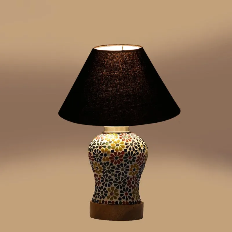 Veloura Wooden Table Lamp - Black media 8