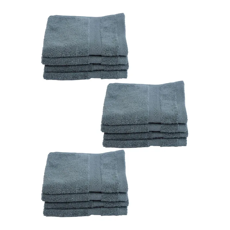 Miorah Face Towel (Grey) - Set Of Twelve media 4
