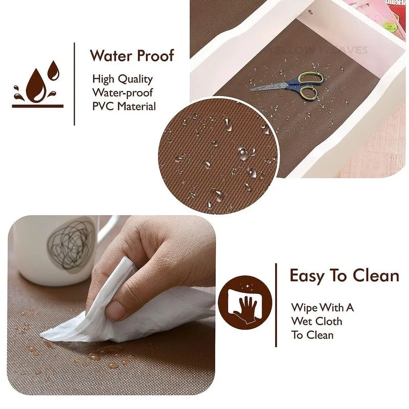 Laxis EasyFit Shelf Liner Mat - Brown media 6