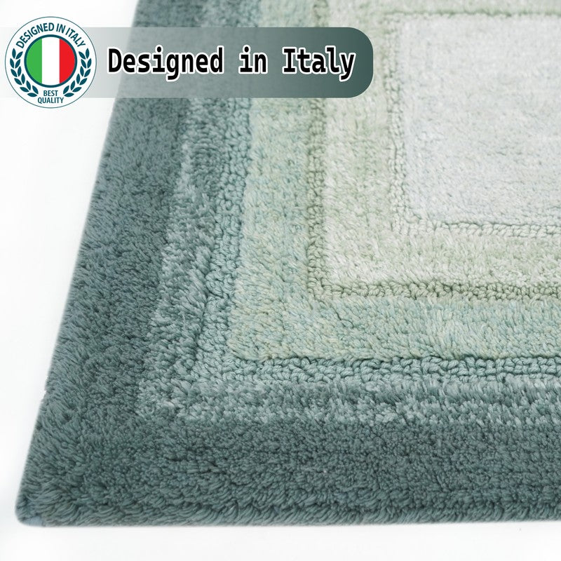 Dryora Cotton Bath Mat - Green media 6