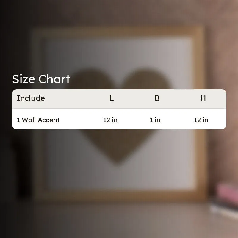 Hearty Home MDF Wall Accent - Love Collection media 7