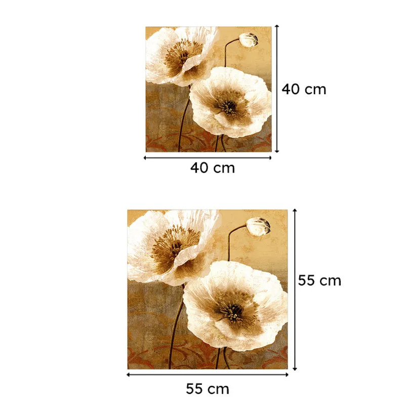 White Bloom Canvas Wall Art media 6