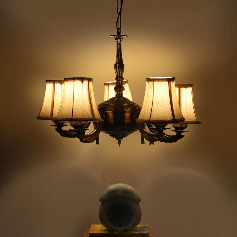 Artisan Conical Golden Antique Ceiling Lamp