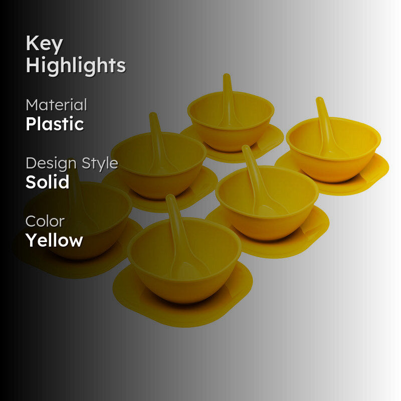 Cesar 400 ml Soup Bowl (Yellow) - Eighteen Piece Set media 2
