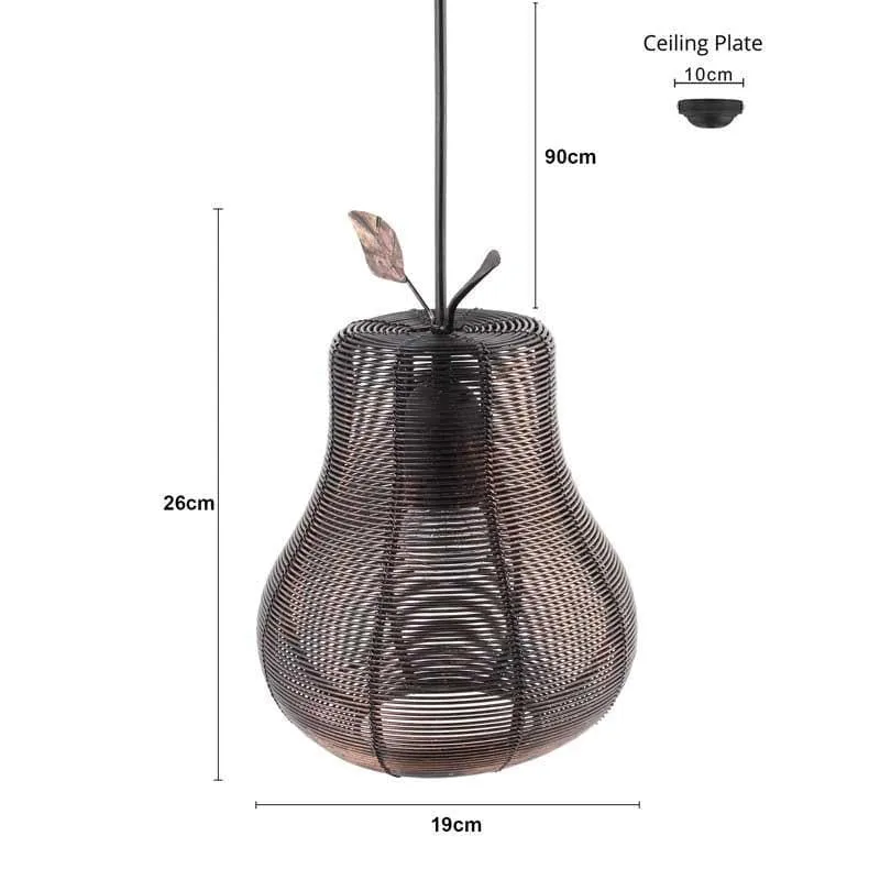 Pear Metal Ceiling Lamp media 6