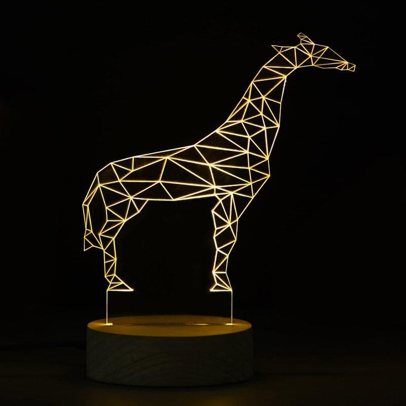Giraffe Jolly LED Acrylic Table Lamp - Brown media 3