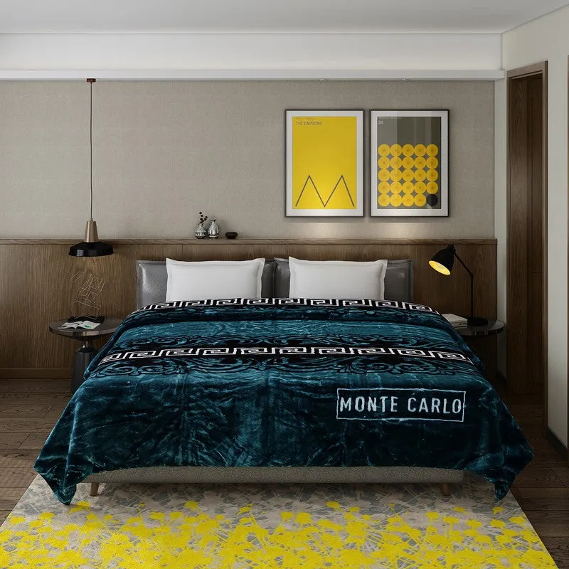 Monte Carlo Turquoise Oasis Blanket - 757 GSM media 5