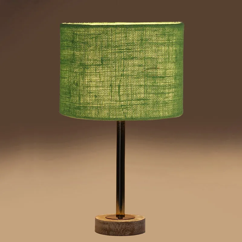 Sienna I Rodin Wooden Table Lamp - Green,Gold,White media 6