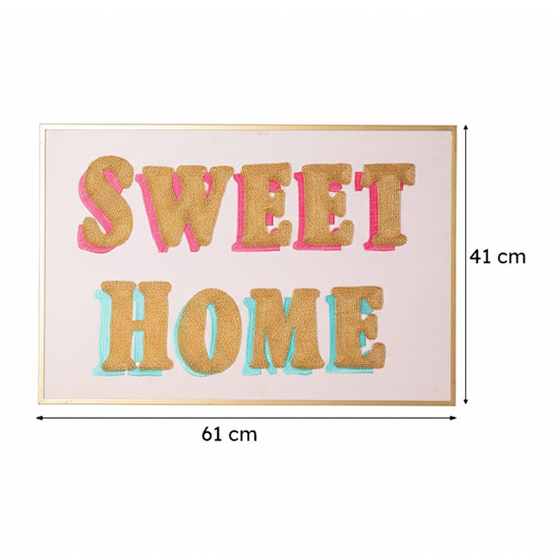Sweet Home MDF & Fabric Wall Accent media 6