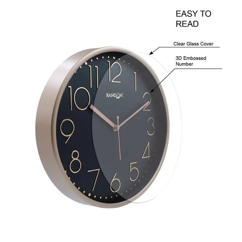 Cento Wall Clock - Rose Gold media 5