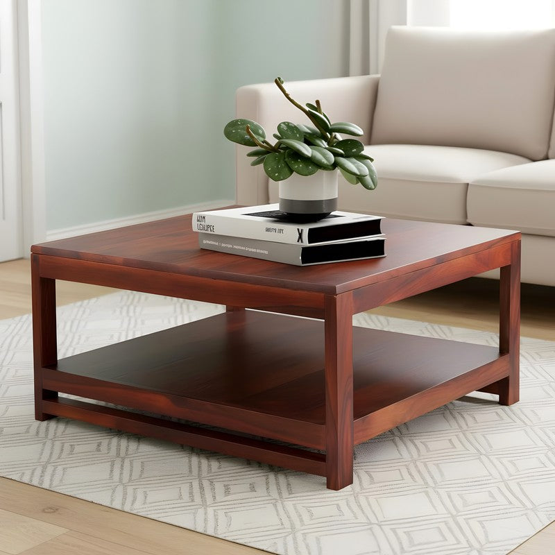 Erixon Sheesham Wooden Center Table - Deep Brown