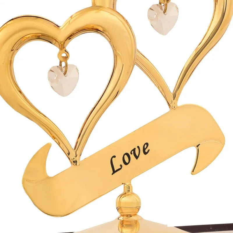 Together Forever Love 24K Gold Plated Mild Steel Showpiece media 5