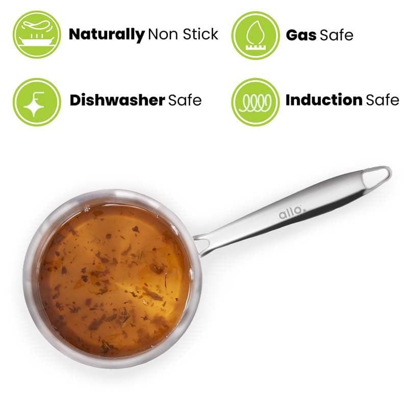 Soqo Induction Safe Saucepan With Lid - 1500 ML / 6 Inches media 4